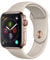 Apple Watch Series 4 (GPS + Zellular, 44MM) Aluminiumgehäuse Gold mit Stein Sportarmband (Generalüberholt)