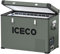 ICECO VL45 Réfrigérateur portable avec compresseur SECOP, réfrigérateur compact platine de 45 litres, DC 12/24 V, AC 110-240 V, -17,8 °C à 10 °C, utilisation domestique et voiture (avec couvercle