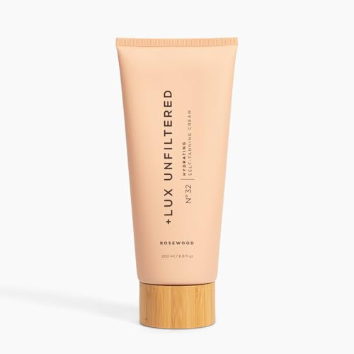 + Lux Unfiltered N°32 Graduell feuchtigkeitsspendender Selbstbräuner in Rosewood – Self Tanning Lotion with No Mess – Gradual Self Tanner – Self Tanners Bestsellers (Rosenholz)