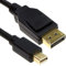 kenable v1.4 8K/4K Mini DisplayPort to DisplayPort Plug 32.4Gb HDR MST Cable 1m [1 metres]