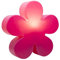 8 seasons design Shining Flower Deko-Lampe Blume Ø 40cm (Pink), E27 Fassung inkl. Leuchtmittel in warmweiß, als Indoor- & Outdoor Deko, Kinderzimmer, Nachttischlampe