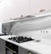MyMaxxi Küchenrückwand Folie selbstklebend matt Versteift - einfache Montage ohne Bohren - Motiv Marmor grau 60cm hoch - Spritzschutz Küche Klebefolie - Mauer Steine 400 x 60cm