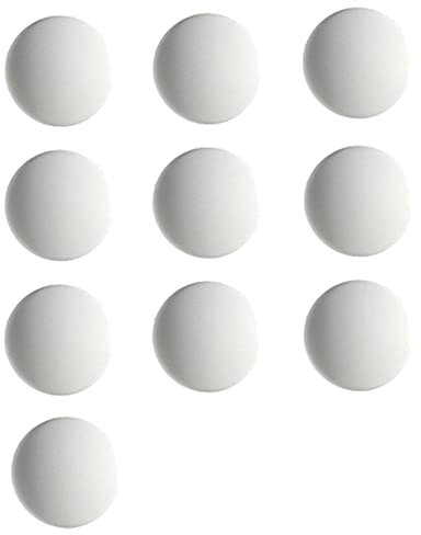 10pcs Door Stops Rubber Wall Protectors Guards Self Adhesive Door Handle Bumper Stoppers Prevent Door Handle White