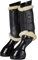 LeMieux Pferdestiefel mit Fleece-Rand, Netzgewebe, Schutzausrüstung und Trainingsausrüstung, Pferdestiefel, Bandagen und Zubehör (Schwarz, Natur/Medium)