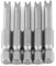 Uacen - Set di 5 cacciaviti a forma di U, U4 U5 U6 U7 U8 1/4, cacciavite magnetico esagonale S2, a forma di U