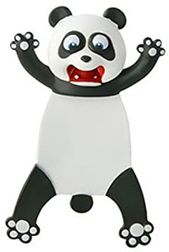 Telituny 3D Lesezeichen Kinder, Cartoon-Tier-Stereo-Lesezeichen personalisiert, Funny Wacky Bookmark Set Tiere Schreibwaren Kreatives Geschenks für Student Jungen Mädchen(Sichuan-Großer Panda)