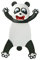 Telituny 3D Lesezeichen Kinder, Cartoon-Tier-Stereo-Lesezeichen personalisiert, Funny Wacky Bookmark Set Tiere Schreibwaren Kreatives Geschenks für Student Jungen Mädchen(Sichuan-Großer Panda)
