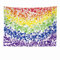 Ulticool - Regenbogen Flagge Deko Herzen - Wandteppich - 200x150 cm - Valentinstag für ihn/sie - Großer Tapisserie - Poster Verzierung Liebe Geschenk Liebe Love You