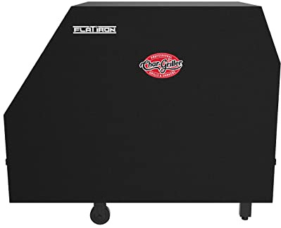 Char-Griller Flat Iron 3-Brenner Plancha Abdeckung, Grillabdeckung wetterfest und Grillplatte Abdeckung für Gas Plancha, passgenaues Outdoor Cover
