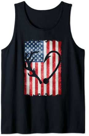 Best Fishing & Shed Hunter Antler Elch, Hirsch Jagdbekleidung Tank Top