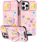 Qerrassa Schutzhülle für iPhone 14 Pro Max 17 cm (6,7 Zoll), niedliches Cartoon-Motiv 14 ProMax, für Damen, Mädchen, Jungen, Kinder, Kawaii, lustig, coole Schutzhülle mit Kamera-Abdeckung und