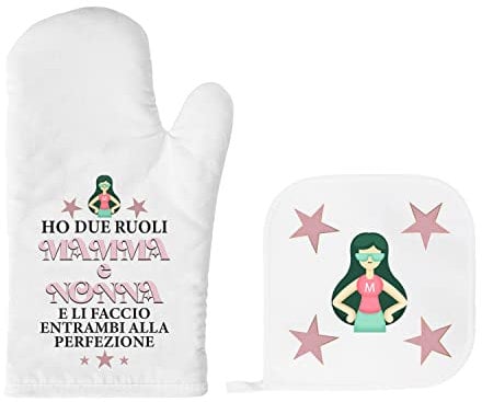 Idée cadeau originale fête des mères – Gant de four et manique mamans grand-mère – cadeaux amusants pour maman