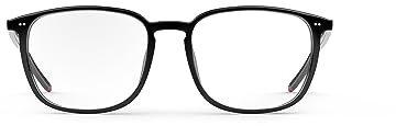 4 OWLS • Gaming & Office Brille BUFFRAME Blaulichtfilter UV Blaulicht Schutz Bildschirm Computer Performance Streamer Gamingbrille (Black)