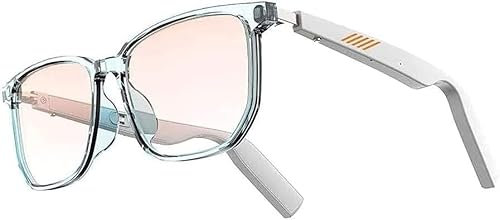 LEONYS Smart Glasses, Wireless Bluetooth Audio Smart Sunglasses, Open Ear Music&Hands-Free Calling Glasses for Driving, Hiking, Fishing, Travel