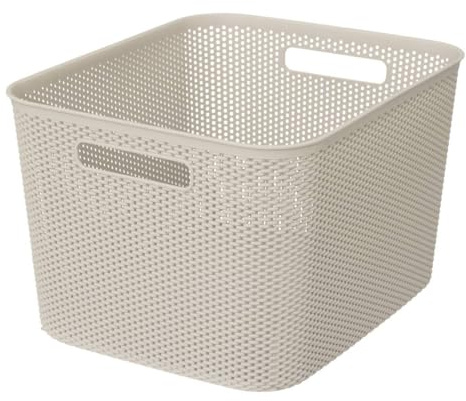 5five Häkelkorb, 19 l, Leinen