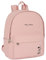 MINNIE TEEN MISTY ROSE Laptop-Rucksack, 35,6 cm (14,1 Zoll), ideal für Jugendliche unterschiedlichen Alters, bequem und vielseitig, Qualität und Stärke, 31 x 16 x 40 cm, Pastellrosa, babyrosa,