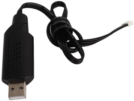 Dilwe RC-Hubschrauber-USB-Ladekabel, USB-Ladekabel, Schnelles Laden, Plug-and-Play, Tragbar für WLtoys XK K200 RC-Hubschrauber