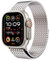 LULULOOK Cinturino Magnetico a Rete per Apple Watch Serie 9, 8, 7, 6 - Ultraleggero, in Acciaio INOX, Resistente e Facile Da Installare (49mm 46mm 45mm 44mm)