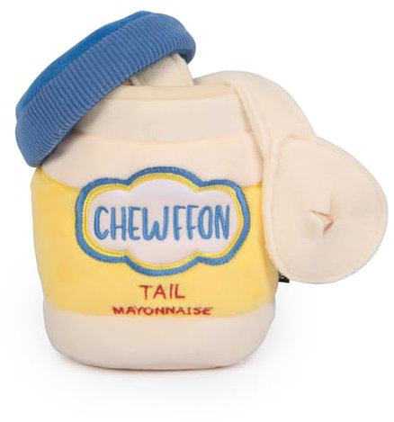 CHEWFFON Hundespielzeug, Interaktives Mayonnaise Jar Puzzle, Schnüffelspielzeug zur geistigen Stimulation, Verstecken Knistern Spielzeug für alle Hundegrößen