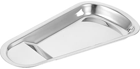 GRADENEVE Serving Spoon Holder Stainless Steel Spoon Tray Buffet Plate Kitchen Tableware Clip Storage Tray Easy Clean