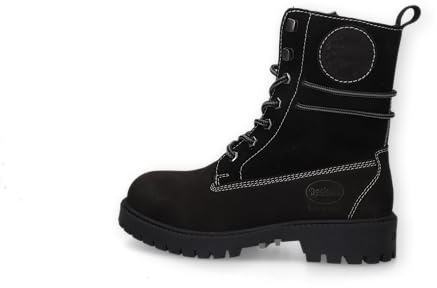 Dockers by Gerli Damen Erwachsene Schnür-Stiefeletten 53AX307 Weite normal Reißverschluss
