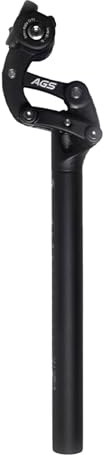 AVENTON Advanced Suspension Bike seat Post -27.2mm seatpost with Dust Sleeve, seat Post Ideal for Road & Mountain Bikes E-Bikes