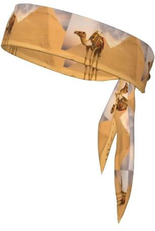 CAMEL Unisex Sport Strap Reversible Bandana Schal für Yoga Fitness Jogging