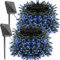 DOLUCKY Luces Solares de Navidad Al Aire Libre - 20 m 200 LED Para Exteriores Resistentes a La Intemperie, 8 Modos de Cadena Para Jardín, Balcón, Fiesta