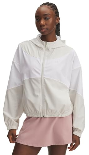 Under Armour Women's Rival Woven Hooded Jacket Sweatshirt