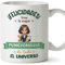 MUGFFINS Tazas para FUNCIONARIA mujer - En Español - Mejor Universo Trofeo - 11 oz / 330 ml - Regalo original y divertido
