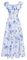 GRACE KARIN Abito Lungo Floreale da Donna, Stile Boho, con Spalle Scoperte, Elegante Abito Estivo per invitati a Nozze CL0213-01/viola Blu XL
