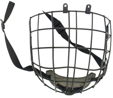 perfk Hockey-Gesichtsschutz, Hockey-Helmkäfig für Erwachsene, Draht-Gesichtsschutz für Eishockey-Training, Übungsspiel