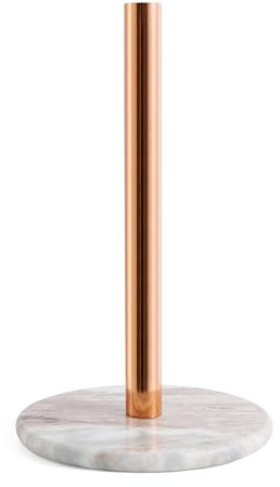 Assorted Collections Kitchen Roll Holder Dispenser Countertop Kitchen Towel Holder Free Standing Paper Roll Holders with Marble Base for Standard Rolls