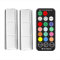 CNANRNANC RGB LED Auto Innenbeleuchtung Wireless Remote Dekorative Lampe Fuß Ambient Beleuchtung USB Wiederaufladbar Magnetisches Design 40 Stunden Laufzeit