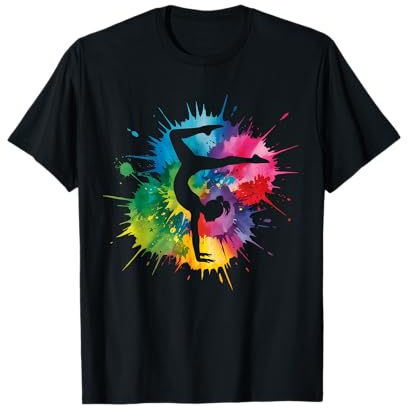 Turnerin Splash Gymnastik Turnen Bodenturnen T-Shirt