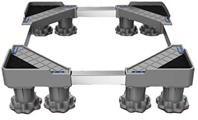 Heavy Duty Adjustable Washing Machine Base Stand - 4/8 Feet Anti-Vibration Pedestal for Washer, Dryer, Refrigerator & Dishwasher - 50-75cm Floor Tray Support