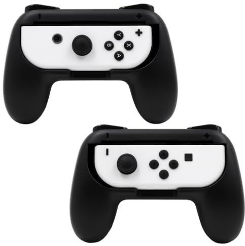 Uryxery 2 Stück Joy Con Grip für Nintendo Switch, ergonomischer Griffhalter für Joy Con, kompatibel mit Switch OLED und Switch Lite, Switch Zubehör