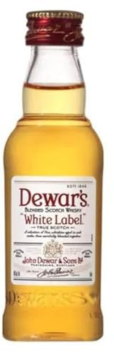 Dewar's Whisky White Label 5 Años Miniaturas Pack 12 x 50 ml - Total: 600 ml