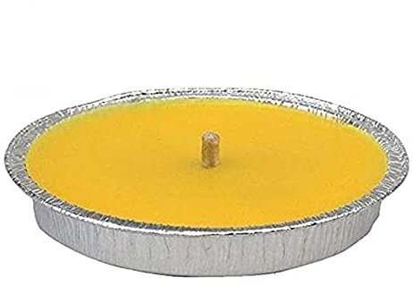 FOFO' 30 Pezz Ø 17 cm Candela antizanzara al Profumo di citronella in stagnola di Alluminio