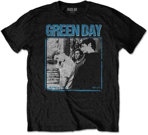 Green Day 'Photo Block' (Black) T-Shirt (Small)