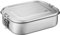 GEFU Lunchbox ENDURE Groß 1.400 ml – Auslaufsichere Edelstahl Brotdose mit Trennsteg | Luftdichte Bento Box im Retrodesign für Schule, Büro und unterwegs