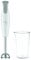 Moulinex Mixeur plongeant, 600 W, 2 vitesses, Poignée ergonomique, Pied antiéclaboussures inox, Compatible lave-vaisselle, 4 lames technologie Powelix, Daily Chef Blanc DD551110