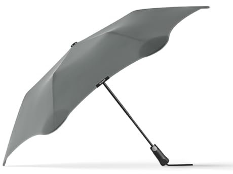 BLUNT Metro Reise-Regenschirm, 99,1 cm, winddicht, kompakter Regenschirm für Wind und Regen, tragbar, strapazierfähig, UV-Schutz, Anthrazit
