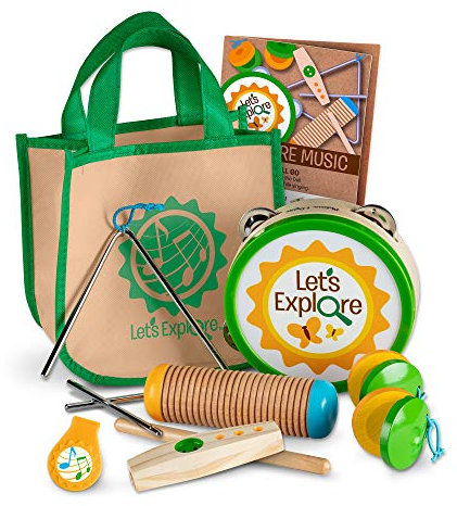 Melissa & Doug | Let's Explore Camp Music Pretend Spielset | ab 3 Jahren | Geschenk für Jungen oder Mädchen