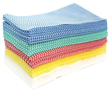 JINYUDOME Putztücher Spültuch 60 Stück Spültücher Spüllappen Spüllappen für Küche Einweg Putztuch Allzwecktücher Spüllappen
