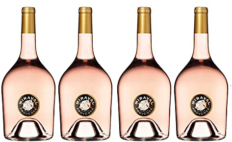 Château Miraval Côtes de Provence Rosé Magnum Roséwein Wein trocken Frankreich (4x 1,5 Liter)