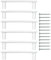 Ikea GUBBARP Griffe, weiß, passend für PAX, 116 mm, 003.364.32 - 6 Stück mit Schrauben
