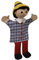 Burattino da Mano Pinocchio Multicolore 32 cm, 26014