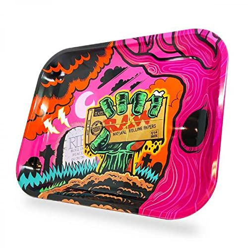 Tablett aus Metall Zombie Large - RAW