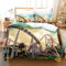 HONGNIU Bettwäsche Set Achterbahn Bettbezug 135x200 cm weich bequem atmungsaktiv Hypoallergen Mikrofaser Bettbezüge Und 2 Kissenbezug,Geeignet für Jungen Mädchen Kinder